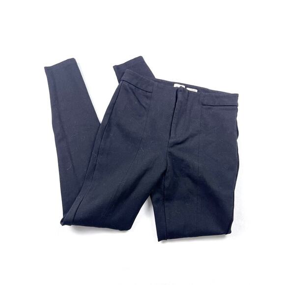 a new day Pants - A New Day Black Stretch Pointelle Skinny Work Pants Riding Pants